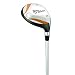 Palm Springs Golf Visa Men's Graphite and Steel Hybrid Club Set and Stand Bag