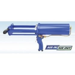 Wellmade Tool AG-400 Dual Cartridge Caulking Gun - Air Operated - 700 ml capacity by Wellmade Tool