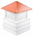 22 x 28 Dover White Vinyl Cupola