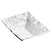 American Metalcraft, Inc. Crumple Porcelain Square Bowl, 9in x 3in H