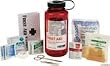Nalgene First Aid Kit in a 32oz Ruby Red Wide Mouth Bottle