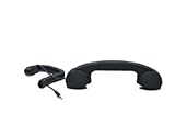 Classic Retro Handset for Cell Phones, iPad 2, iPad, iPhone 4 4G 3GS 3G (AT&T and Verizon), iPod touch (2G 3G 4G), HTC Android EVO, Blackberry, Samsung Galaxy S, Droid (Soft Touch Black)