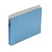 Colored File Pocket, Letter, Straight Cut, 1 3/4 Expansion, Blue (SMD73215)