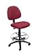Office Products : Grey Fabric Drafting Stool with High Back and No Arms -- B1615-GY