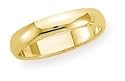 10k Yellow Gold 4mm Traditional Women's Wedding Band
