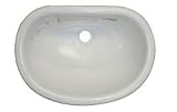 Oval Lavatory Sink, 11-1/4