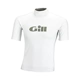 Gill UV Rash Vest - Short Sleeve, White, XXL
