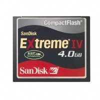 SanDisk SDCFX4-4096 4GB Extreme IV CompactFlash Card