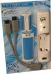 4 in 1 Value Pack for Wii, Rechargeable Docking Station, Rechargeable Battery, Batter Cover, and Power Cord