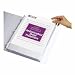 Office Products : C-Line 62028 Top load nonglare poly heavy sheet protectors for 11 x 8-1/2 inserts, 100/box