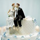 Just One Kiss Wedding Cake Topper