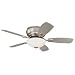 44 Casa Habitatâ¢ Brushed Steel Hugger Ceiling Fan