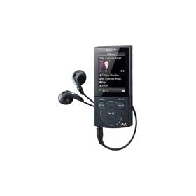 Sony NWZE445B E Series 16GB MP3 Walkman with Voice Recording Function - Black