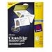 Avery Ink Jet Clean Edge, White Glossy Business Cards
