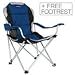 Xscape Designs® SportLine FR - XL Quad-Fold Chair w/ FREE Footrest