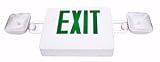 Fulham 10803 - FHEX24-W-D-G 5 watt 120/277 volt LED White / Green Combination Exit Light