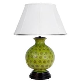Frederick Cooper Spring Tortoise Green Porcelain Table Lamp