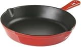 Review Kinetic  / Color Cast 26193 10 Inch Rnd Fry pan withiron handle- RED