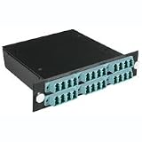 Quiktron Q-Series Fiber Distribution System - Patch panel - black - 24 ports