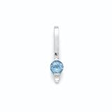 S/S Stellar White Blue Topaz Pend - GHSW123