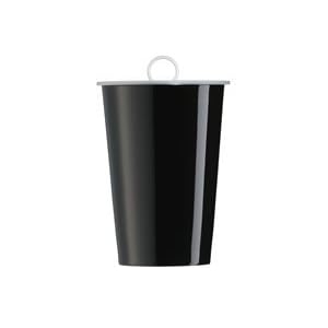 Arzberg TRIC Office Black Large Storage Jar with Vacuum Lid 32.7-oz. by Arzberg