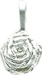 Sterling Silver Rose Charm