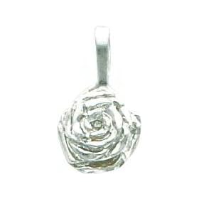 Sterling Silver Rose Charm