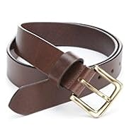 Leather Square Buckle Belt