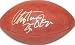 Christian Okoye autographed Football (Kansas City Chiefs)