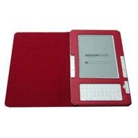 TrendyDigital MaxGuard Plus Amazon Kindle Cover, Fits 2nd Generation Kindle, with Embedded Corner Closure, Red