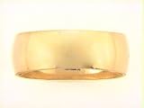 14 KT Yellow Gold Comfort Fit Wedding Band Plain - 7mm