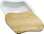 KOHLER K-3292-0 Colander/Cutting Board Fits 9-1/4-Inch X 15-3/8-Inch Basin, White