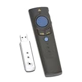 Hiro 3-in-1 2.4GHz WiFI Black Presenter with Laser Pointer and Wireless Mouse