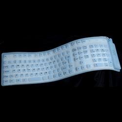 Glowtype Virtually Indestructib Keyb Illum Silicone Flex USB 109KEY
