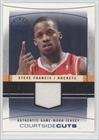 2003-04 Flair Final Edition Courtside Cuts Jerseys 250 #SN - Steve Francis/250