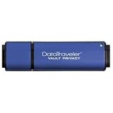 Kingston DataTraveler Vault Privacy Edition 16 GB USB 2.0 Flash Drive DTVP/16GB (Blue)