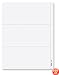 Blank W-2 Laser Paper With Employee Instructions on Back 3-Up Version