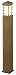 TOWER 70CM TEAK EFFECT BOLLARD