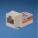 Panduit NetKey - Modular insert - off white - 1 port