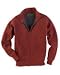 PlayBack Men's Track Jacket With Ribbed Side Panel - Lava/Carbon, Small