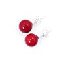Boucles d'oreilles en Argent 925 & Corail � un prix imbattable