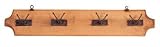 Rustic Pine & Wrought Iron Coat Rack