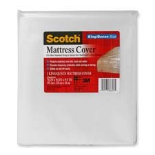 3M King/Queen Mattress Cover, 76x94x9-1/2, Clear
