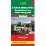 Bosnia-Herzegovina Map (Country Road and Touring) by Freytag-Berndt