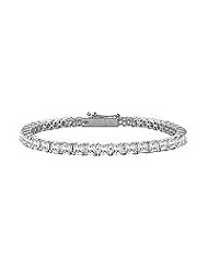 Diamond Tennis Bracelet : 14K White Gold â€" 5.00 CT Diamonds