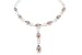 14K White Gold 14.50ct. Multi Sapphire Necklace