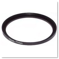 Adorama Step-Up Adapter Ring 72mm Lens to 77mm Filter Size