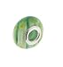 FreeStyle Glasperle Sterlingsilberfassung ca. 14x8mm millefiori peridot