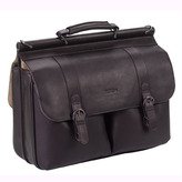 New - 15.4" Leather Laptop Portfolio by Solo - D535