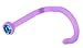 Purple Bioplast Acrylic Nose Rings Twist / Screw - title=
